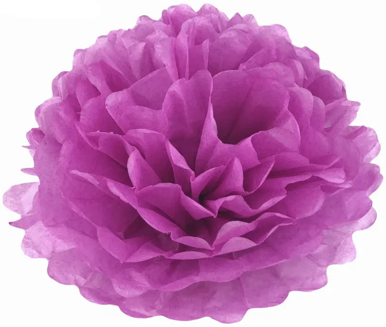 Pom poms 35 cm fuchsiový (V1201)