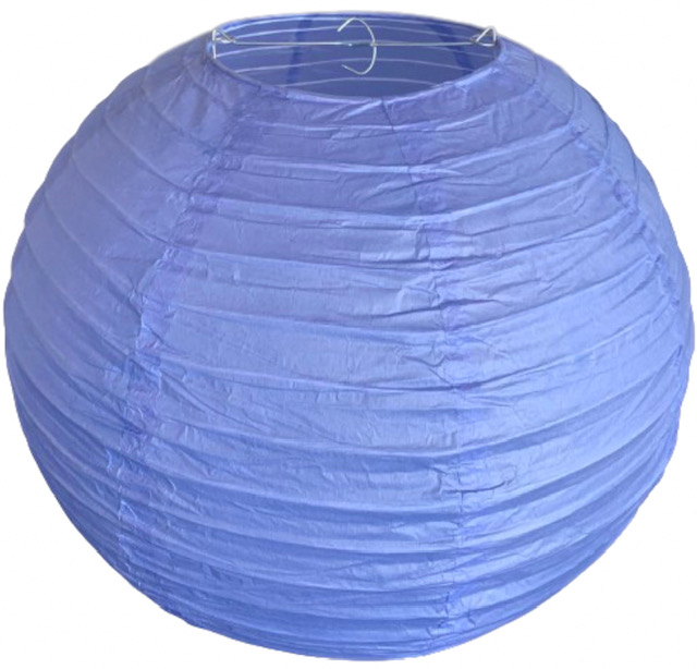 Borůvkový kulatý lampion stínidlo průměr 30 cm