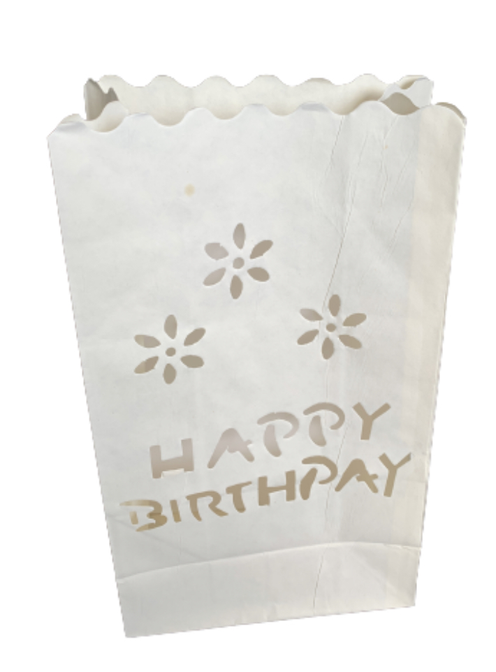 Candle Bags CB09 Happy Birthday balení 10ks dekorativních lampionů
