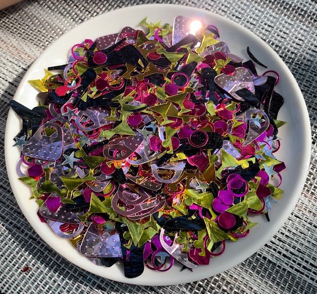 Plastové párty konfety M7 party mix balení 33g