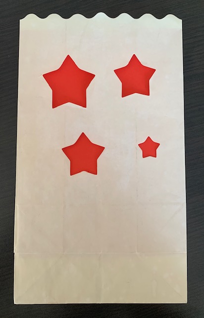 Candle Bags CB01 hvězdy balení 5ks dekorativních lampionů