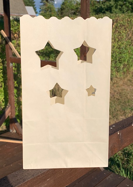 Candle Bags CB01 hvězdy balení 5ks dekorativních lampionů