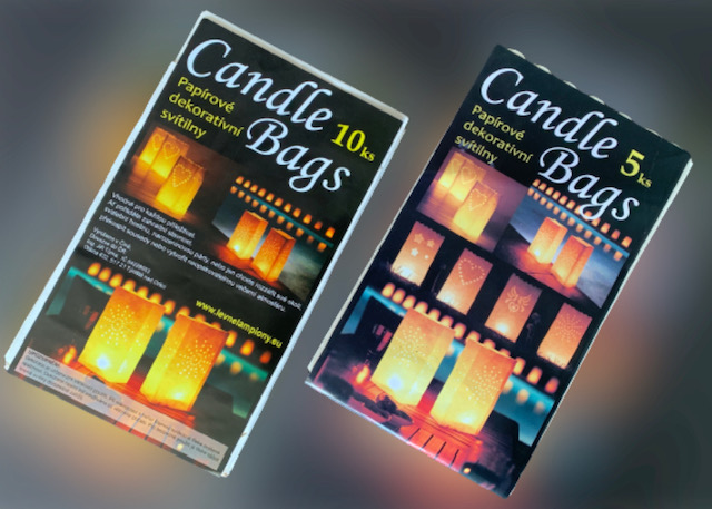 Candle Bags CB02 srdce balení 5ks dekorativních lampionů
