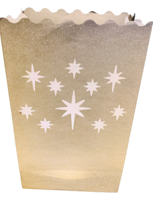 Candle Bags CB06 hvězdy balení 10ks dekorativních lampionů
