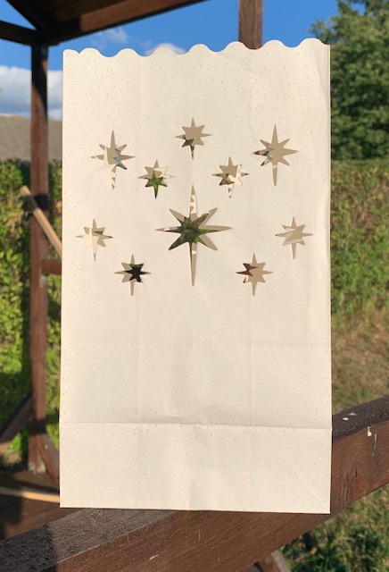Candle Bags CB06 hvězdy balení 10ks dekorativních lampionů