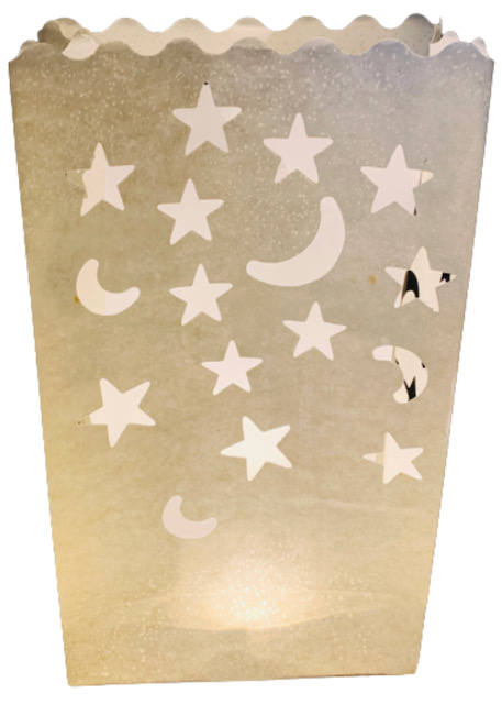 Candle Bags CB20 hvězdy a měsíc balení 10ks dekorativních lampionů