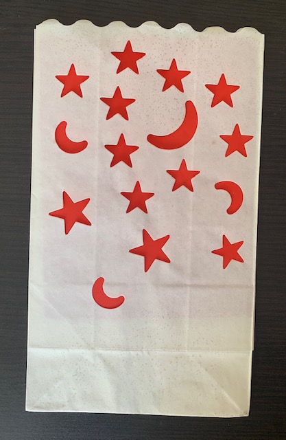 Candle Bags CB20 hvězdy a měsíc balení 10ks dekorativních lampionů