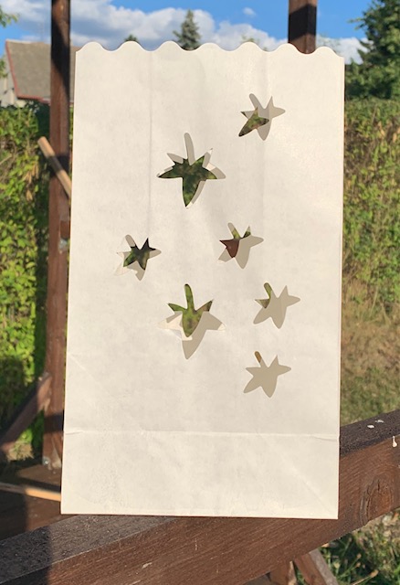 Candle Bags CB08 podzimní listí balení 10ks dekorativních lampionů