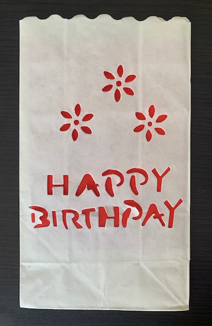 Candle Bags CB09 Happy Birthday balení 10ks dekorativních lampionů