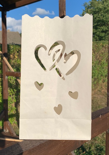 Candle Bags CB13 srdce balení 10ks dekorativních lampionů