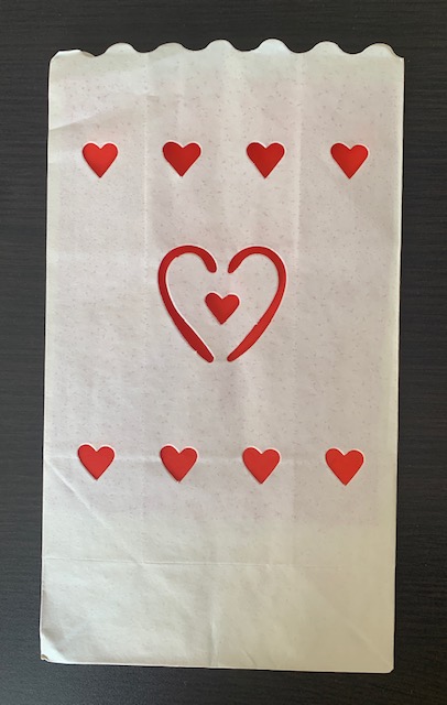 Candle Bags CB14 srdce balení 10ks dekorativních lampionů