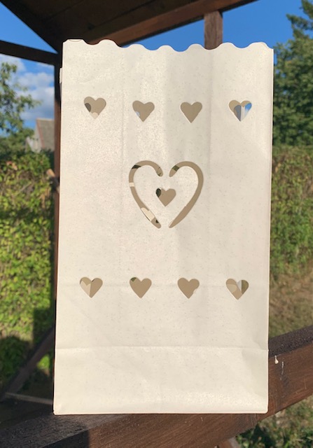 Candle Bags CB14 srdce balení 10ks dekorativních lampionů