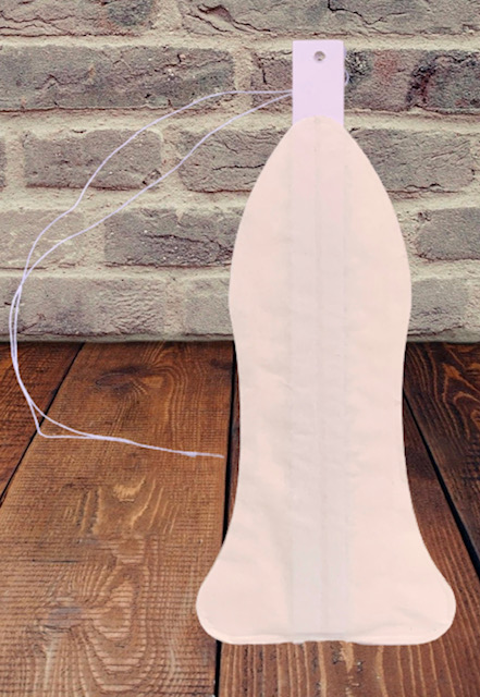 Smetanová papírová rozeta vějíř S2 průměr 30 cm