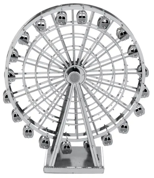 Ruské kolo kovové 3D puzzle