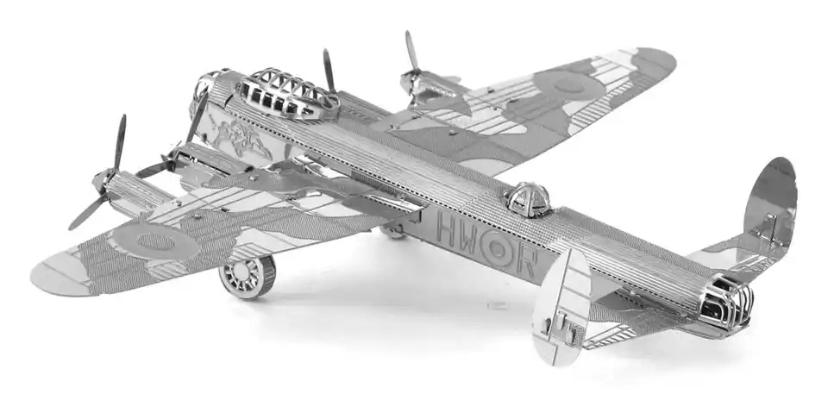Lanchester historické letadlo kovové 3D puzzle