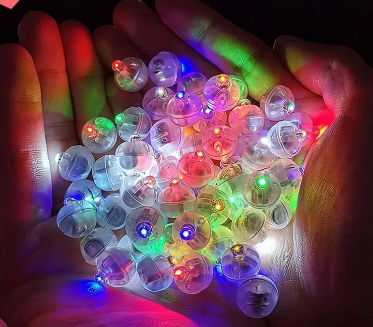 RGB vícebarevné LED světýlko DekorLED1S do balónků a dekorací
