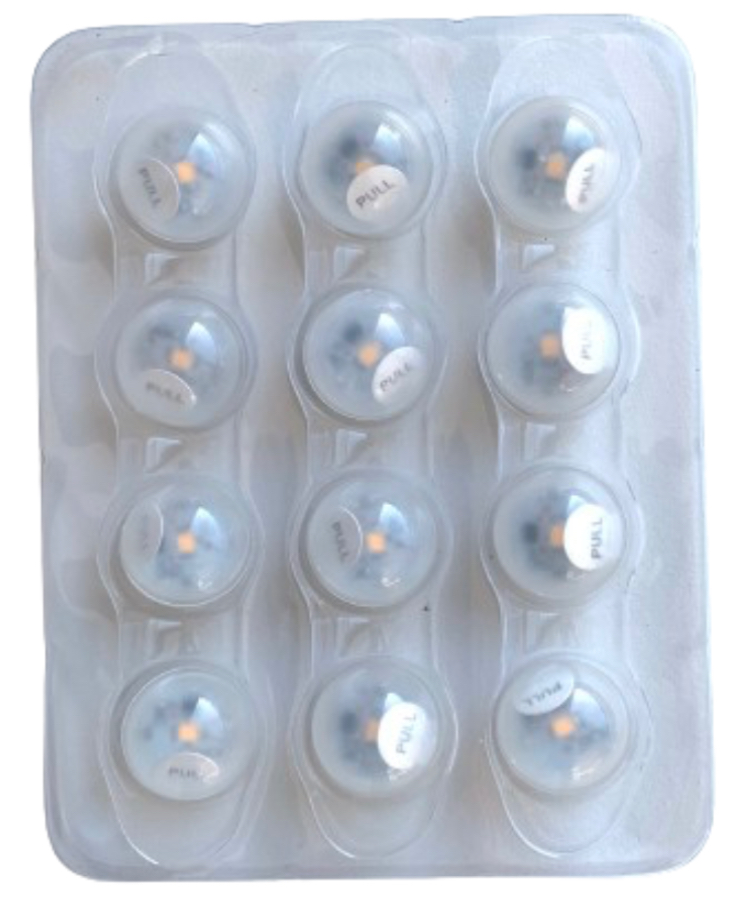 Magické borůvky FAIRY BERRIES kulaté pulzující LED světýlko 1ks - teplá bílá