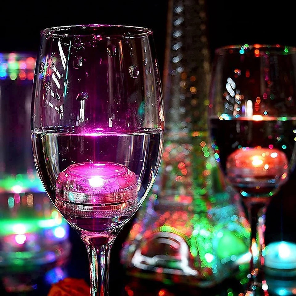 RGB vícebarevné vodotěsné ponorné LED světlo do vody DekorLED3VDO s dálkovým ovladačem