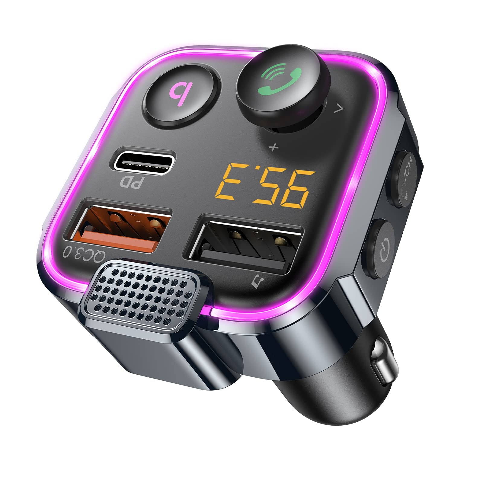 Bluetooth FM vysílač do auta Ainope AV849 s nabíjením OK0027