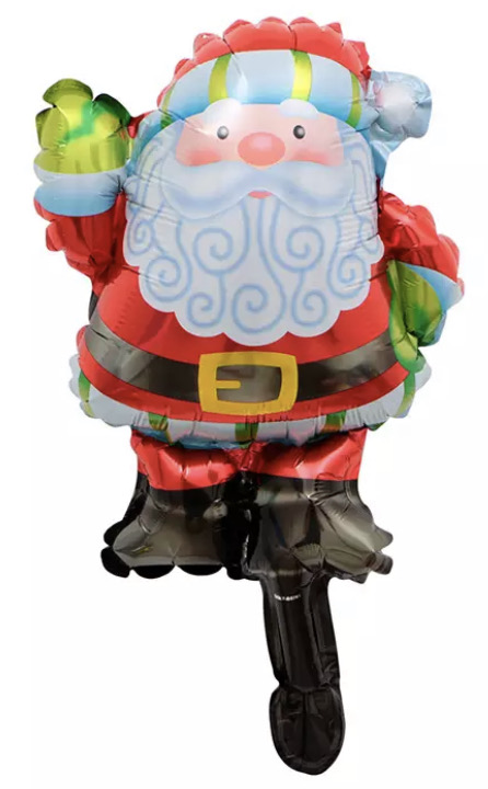 Santa B vánoční nafukovací balónek malý 40 x 27 cm (F157)