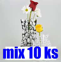 Plastová skládací váza 10ks MIX