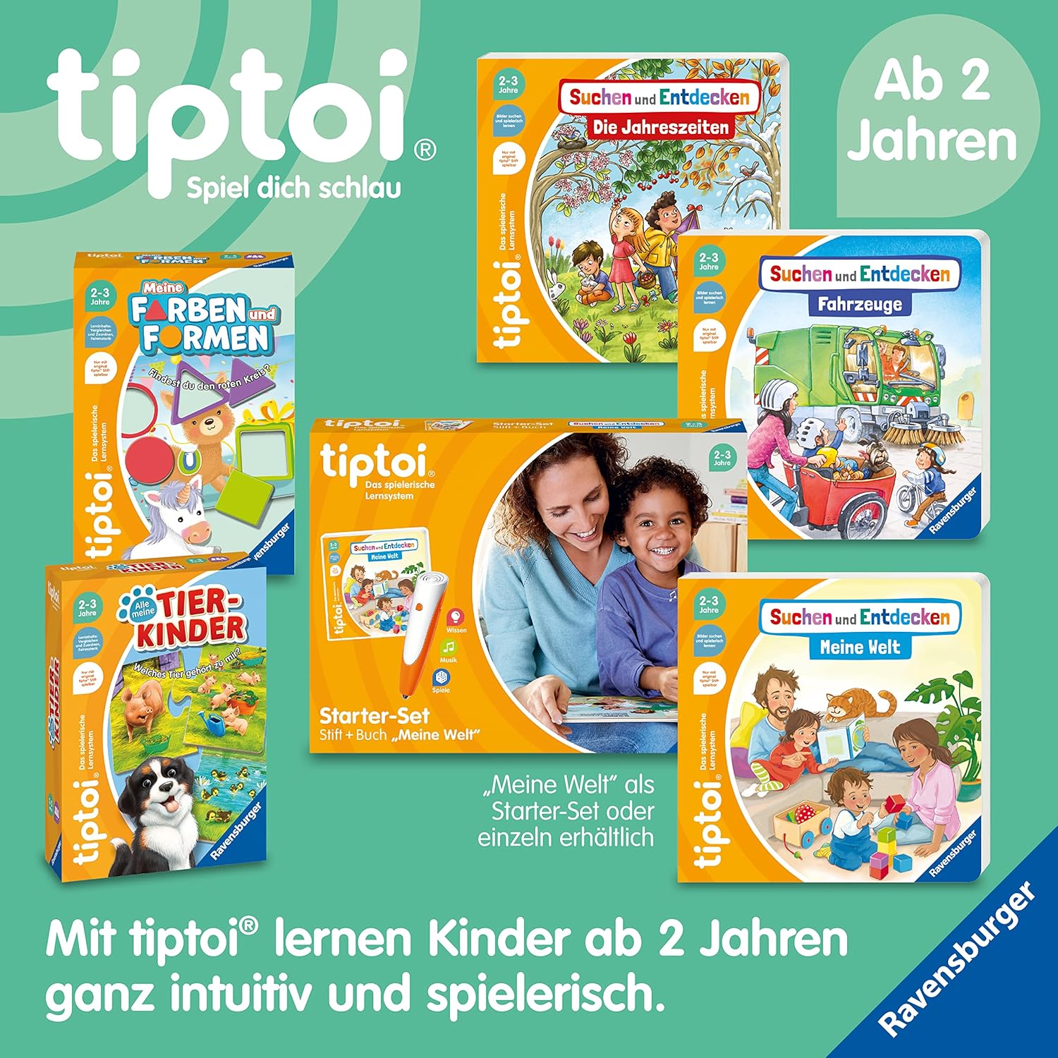 Ravensburger tiptoi startovací sada – interaktivní svět pro děti