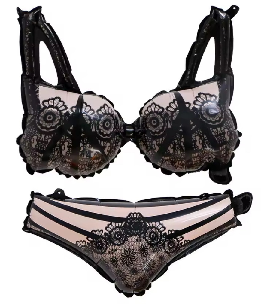 Penis velký stříbrný nafukovací balónek 100 x 49 cm (F444)