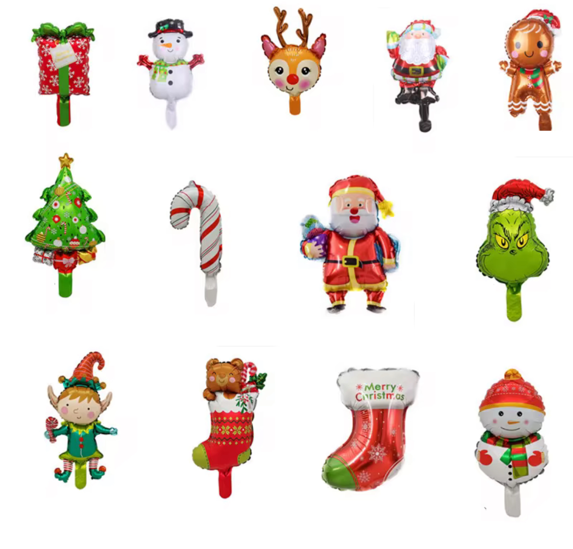 Zvonky vánoční nafukovací balónek malý 37 x 36 cm (F158)