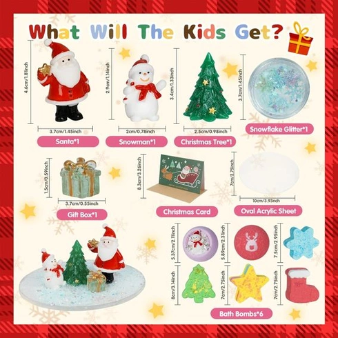 Vánoční koupelové bomby 6 ks Venares