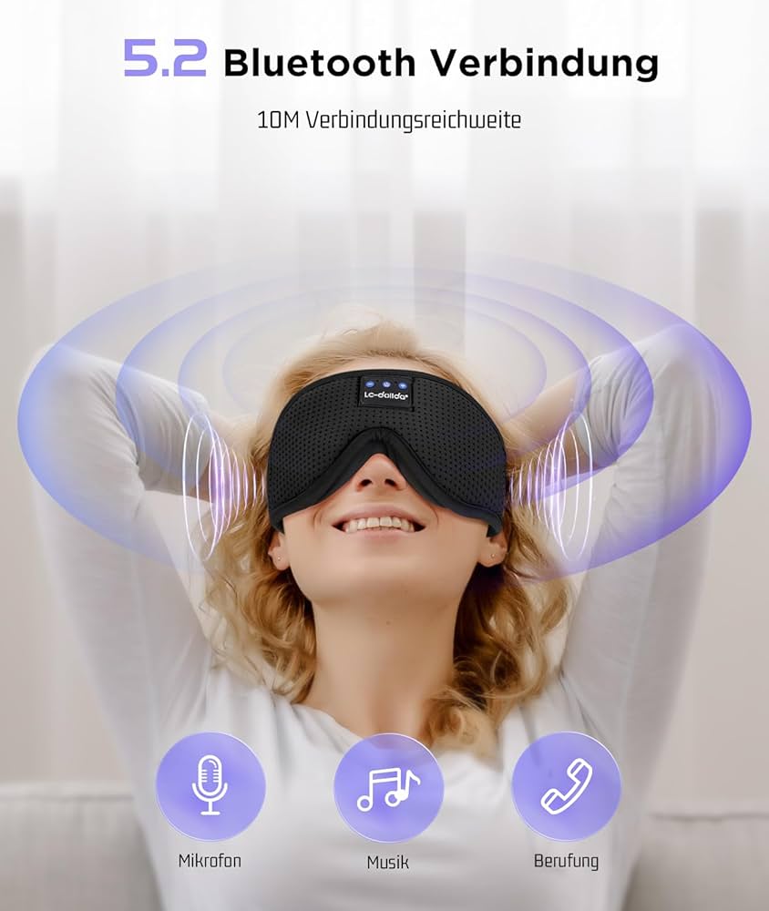 Maska na spaní Bluetooth LC-dolida MP3