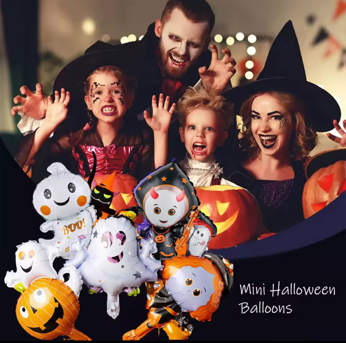 Sova halloween nafukovací balónek velký 48 x 79 cm (F427)