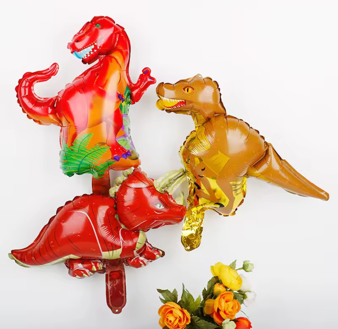 Dinosaurus nafukovací balónek malý 35 x 39 cm (F171)