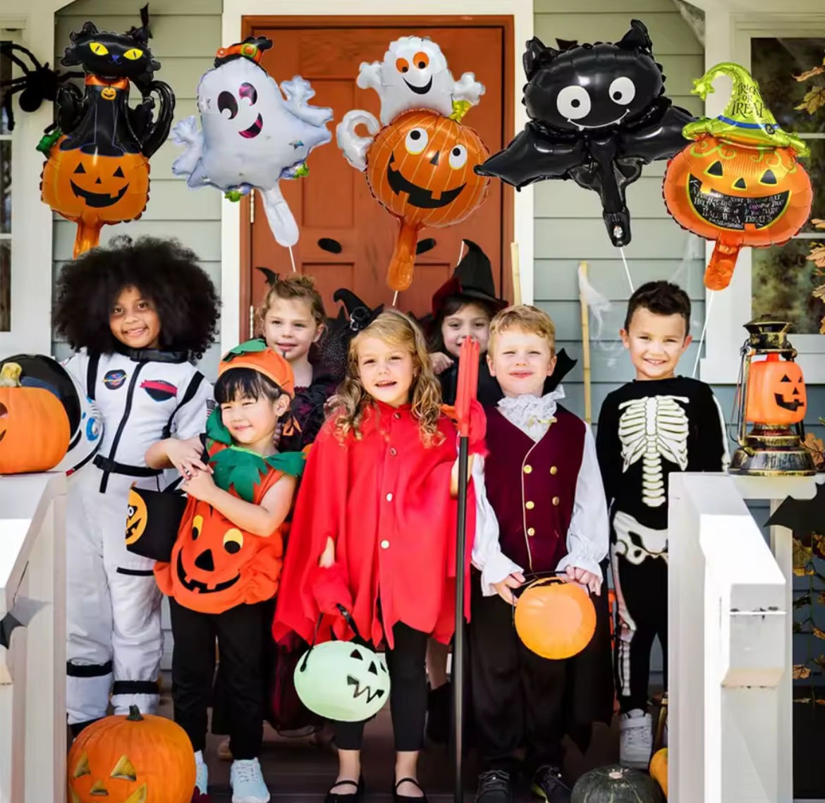 Sova halloween nafukovací balónek velký 48 x 79 cm (F427)