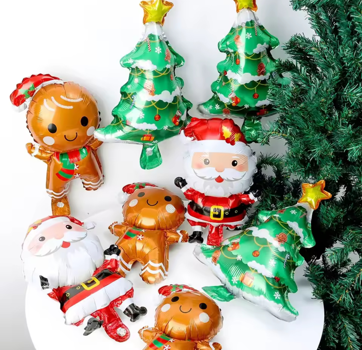 Zvonky vánoční nafukovací balónek malý 37 x 36 cm (F158)