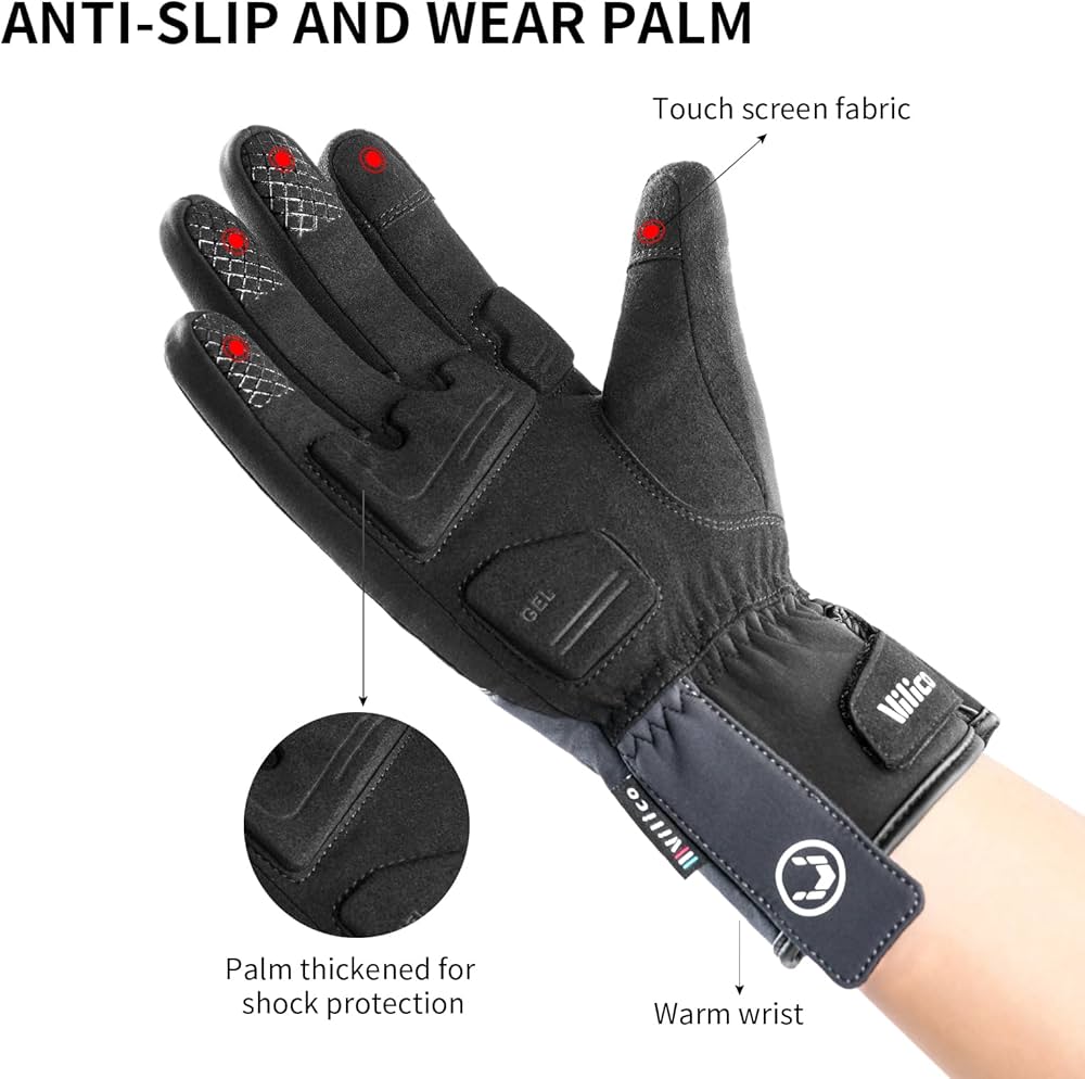 Vilico zimní cyklistické rukavice s dotykovou funkcí