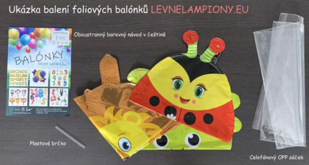 Číslo 7 zlatý nafukovací balónek 40 cm (F807)