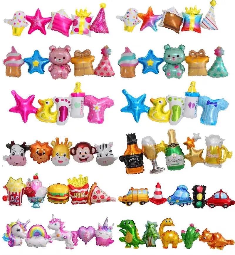 Roztomilá zvířátka A pás nafukovacích balónků 91 x 26 cm (F332)