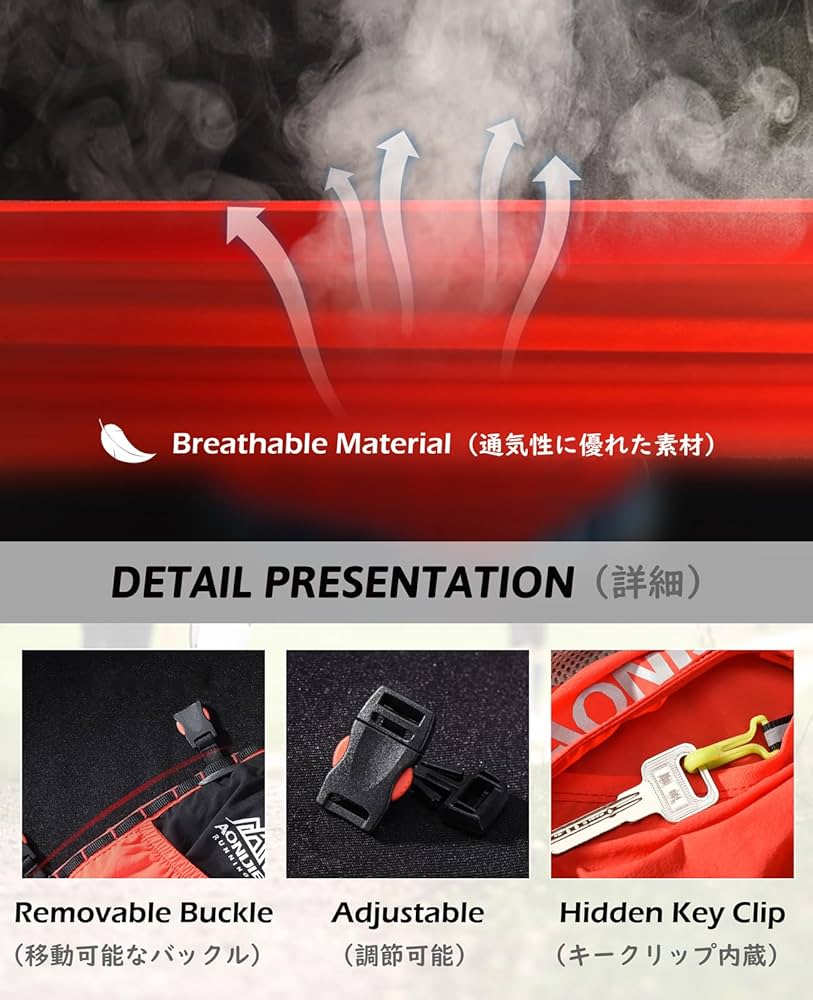 TRIWONDER ultralehký běžecký batoh na pití 2,5 l