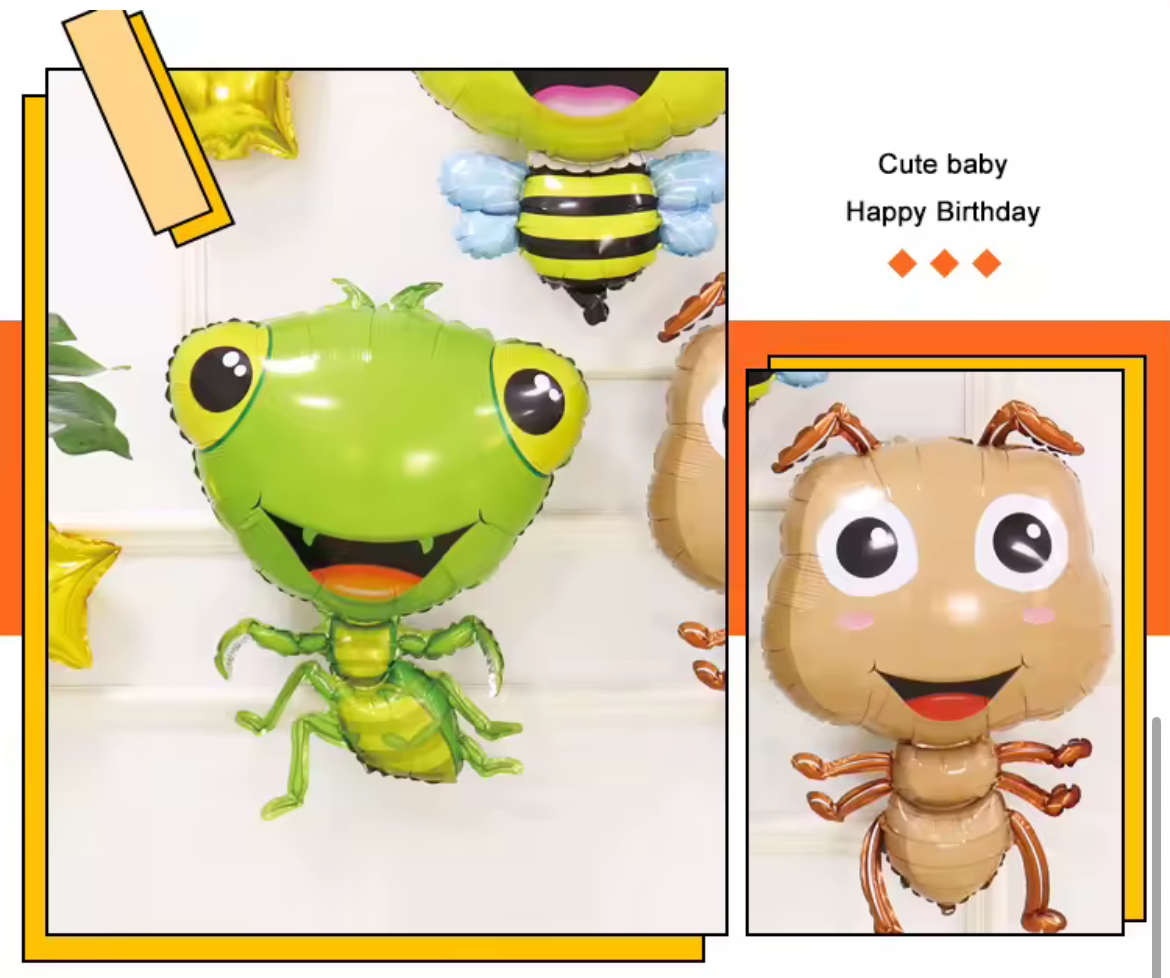 Mravenec nafukovací balónek velký 75 x 48 cm (F223)