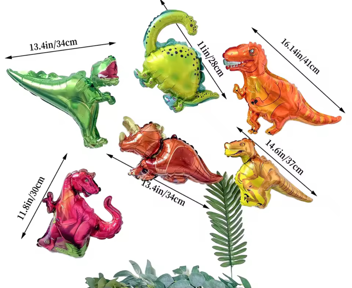 Dinosaurus nafukovací balónek malý 35 x 39 cm (F171)
