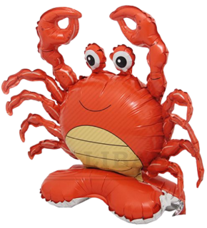 Krab samostatně stojící nafukovací balónek 55 x 53 cm (F405)