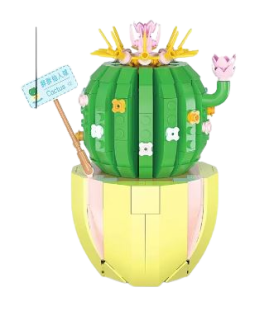 BLOCKS Mini Kaktus v květináči 440 dílů