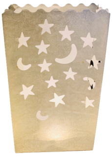 Candle Bags CB20 hvězdy a měsíc balení 10ks dekorativních lampionů