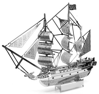 Plachetnice Black Pearl (Černá Perla) kovové 3D puzzle