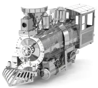 Parní lokomotiva kovové 3D puzzle