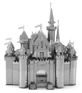 Zámek pro princeznu kovové 3D puzzle