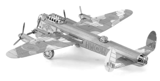 Lanchester historické letadlo kovové 3D puzzle