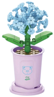 Pig malá květina v květináči 60 dílků (BEZ KRABICE)