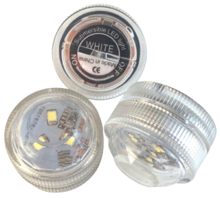 Bílé vodotěsné ponorné LED světlo do vody DekorLED3V