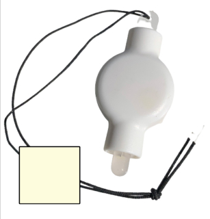 Teplé bílé závěsné LED světlo DekorLED1Z do lampionů